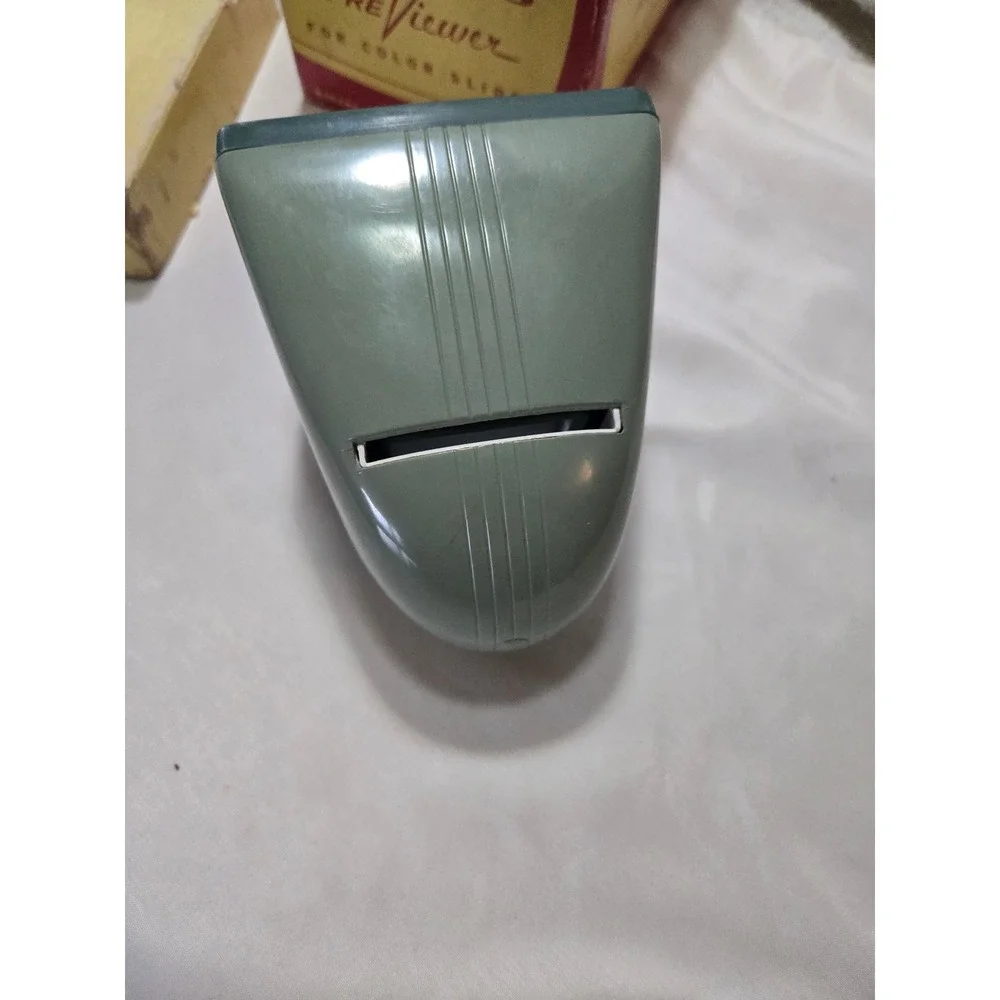Vintage Argus PreViewer Handheld Color Slide Viewer with Original Box Green